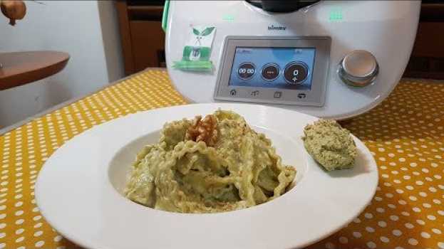 Video Pasta con pesto di noci e ricotta per bimby TM6 TM5 TM31   türkçe