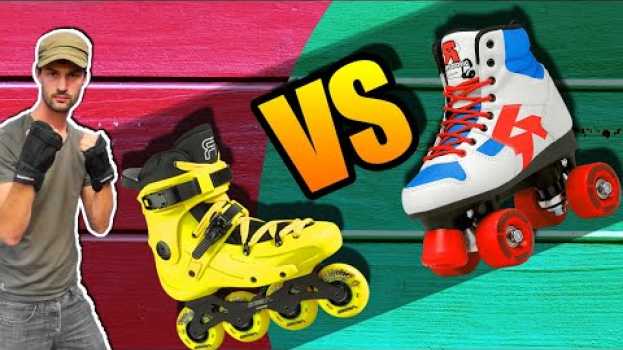 Video COMMENT choisir entre des ROLLERS et des PATINS à roulettes? su italiano