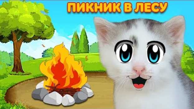 Video ОГРОМНЫЙ ГРИБ! КОТ и КОШЕЧКА МУРКА и ПИКНИК в ЛЕСУ! 24 ЧАСА ЧЕЛЛЕНДЖ ОБЫЧНАЯ ЕДА против ЛЕСНОЙ in English