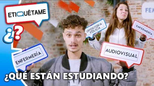 Video ¡ADIVINA qué carrera están estudiando! | Etiquétame #6 | Playz in English