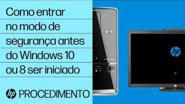 Video Como entrar no modo de segurança antes do Windows 10 ou 8 ser iniciado | HP Support po polsku