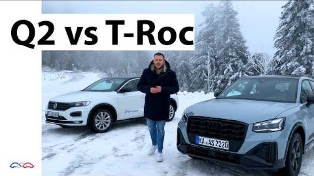 Video Audi Q2 2020 vs VW T-Roc - welcher ist besser? Mini SUVs im Vergleich und Testbericht am Mummelsee en español