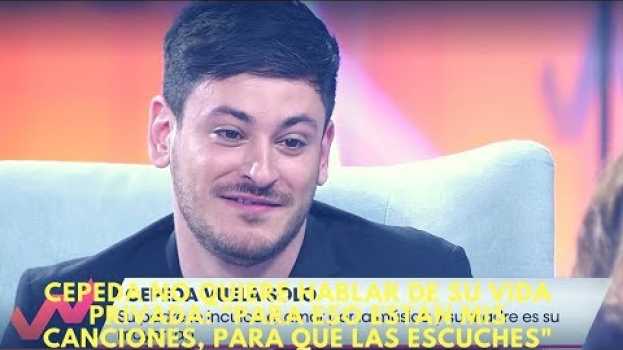 Video Cepeda no quiere hablar de su vida privada: "Para eso están mis canciones, para que las escuches" su italiano