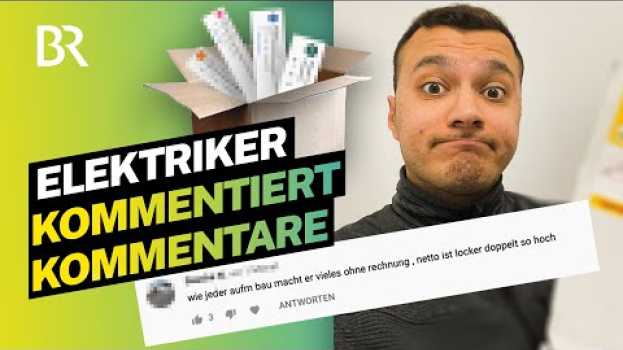 Video Frag einen Elektriker: Selbstständig, Schwarzarbeit und Umsatz | Lohnt sich das? I BR en français