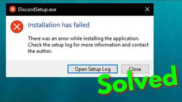 Video Fix DiscordSetup.exe Installation has failed-There was an error while installing the application en español