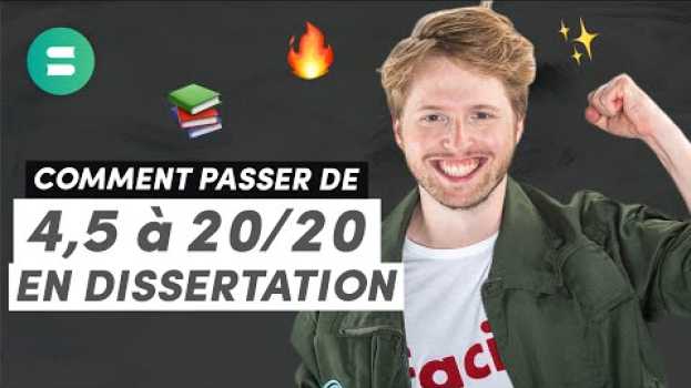 Video Comment faire une Dissertation et passer de 4,5 à 20/20 📈 su italiano