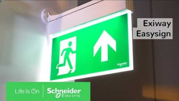 Video Exiway Easysign: Come Impostare il Funzionamento SE o SA | Schneider Electric Italia po polsku