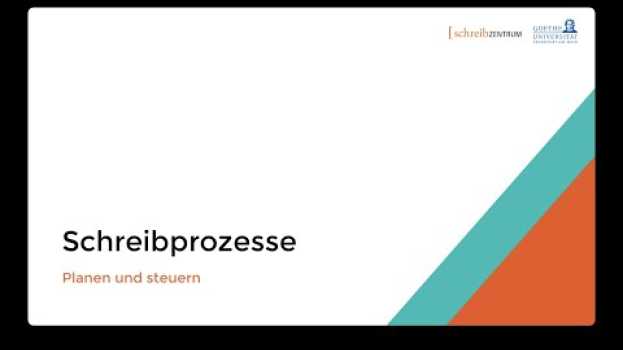 Video Schreibprozesse planen und steuern in English