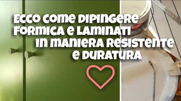 Video Come dipingere ed eseguire il restyling di un mobile in formica o laminato   türkçe