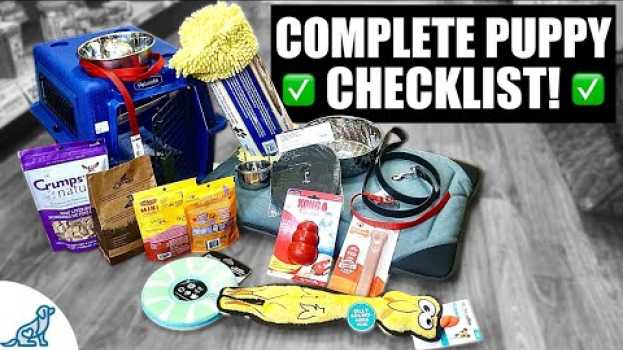 Video 10 Things You'll Need For Your New Puppy en français