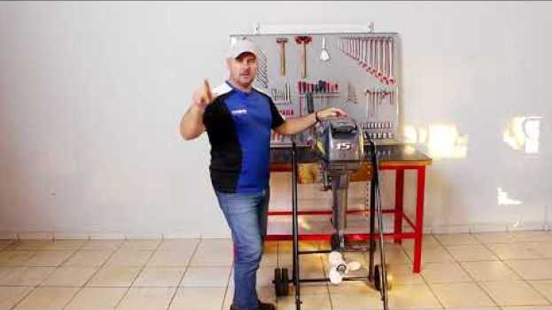 Video Vazamento de  óleo na rabeta ou hélice do motor de popa, veja o que pode ser. en français