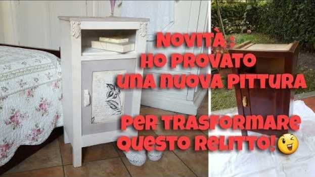 Video Come ho trasformato questo vecchio comodino provando una nuova pittura 1 parte en español
