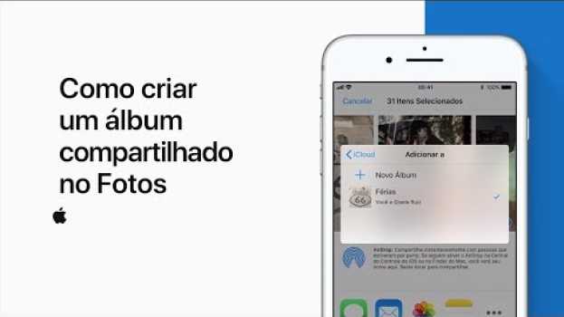 Video Como criar um álbum compartilhado no Fotos – Suporte da Apple auf Deutsch