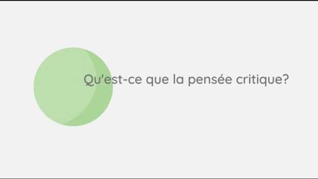 Video Qu'est-ce que la pensée critique? po polsku