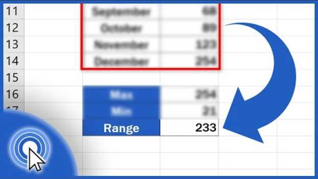 Video How to Calculate the Range in Excel (in 3 easy steps) auf Deutsch