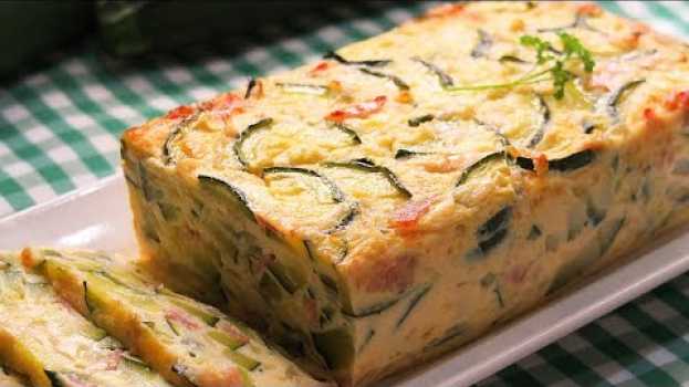 Video Pastel de Calabacín con Queso y Bacon | Receta muy Fácil y Deliciosa em português