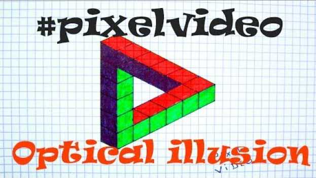 Video 3D КАК РИСОВАТЬ ОБМАН ЗРЕНИЯ ИЛЛЮЗИЮ РИСУНКИ ПО КЛЕТОЧКАМ #pixelvideo   türkçe