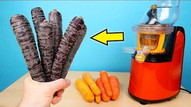 Video Что если выжать сок из Фиолетовой Моркови! Какой он будет на вкус? alex boyko su italiano