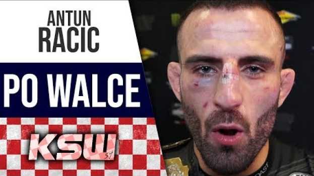 Video [PL] Antun Racic pierwszym mistrzem wagi koguciej KSW: Jestem przeszczęśliwy! auf Deutsch