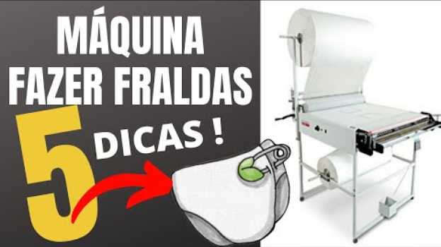 Видео Máquina Para Ganhar Dinheiro! 🤑 5 PASSOS de Como LUCRAR Com Uma Máquina de Fazer Fraldas! на русском