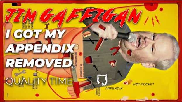 Video "I Had To Have My Appendix Removed" - Jim Gaffigan Stand up (Quality Time) em português