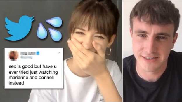 Video "Normal People" Stars Daisy Edgar-Jones and Paul Mescal Read Thirst Tweets en español