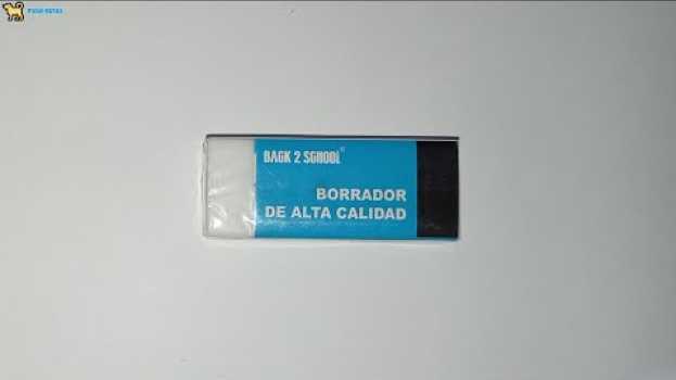 Video Unboxing de una goma marca Back 2 School po polsku
