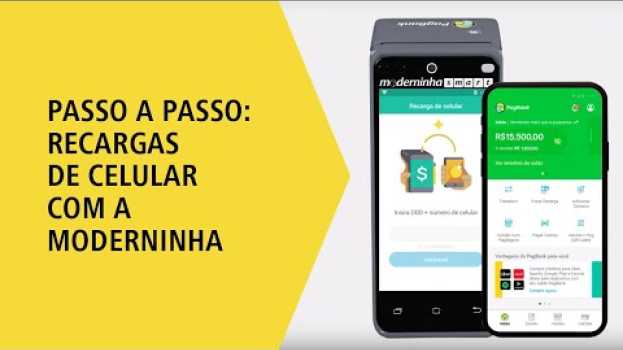 Video Moderninhas PagSeguro: Ofereça recargas de celular com sua maquininha! [Ganhe bônus a cada recarga!] auf Deutsch