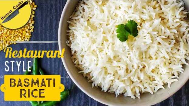 Video How to cook perfect Basmati rice every time | Restaurant quality & fluffy Basmati rice| Honest Cooks em português