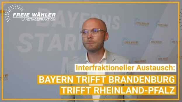 Video Interfraktionelles Treffen: Bayern trifft Brandenburg trifft Rheinland-Pfalz mit Dr. Fabian Mehring su italiano