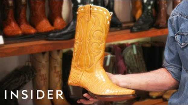 Video How $3,000 Custom Cowboy Boots Are Made | Master Craft | Insider Art auf Deutsch