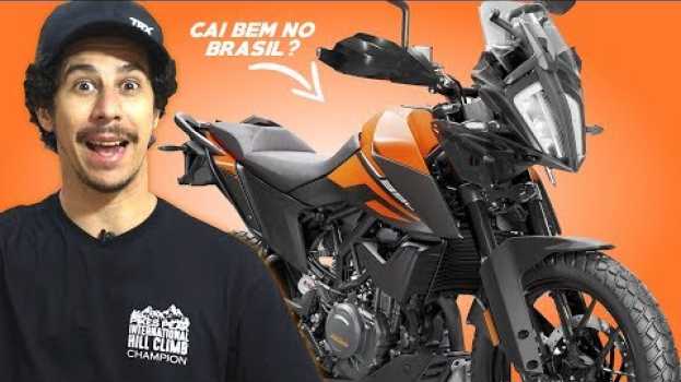 Video CAI BEM? Nova KTM 390 Adventure NO BRASIL! - Motorede   türkçe