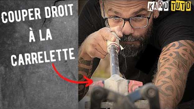 Video 😎COMMENT COUPER DU CARRELAGE DROIT AVEC UN COUPE CARREAU😎 em português