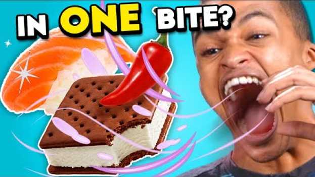 Video Eat In One Bite Challenge | People Vs Food po polsku