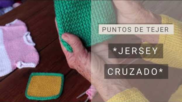 Video Punto de tejer a dos agujas ➽ Jersey Cruzado ➜ Aprender a #tejer bien   türkçe