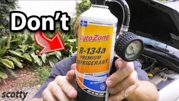 Video Never Use This on Your Car's AC System en español