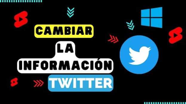 Video Twitter: Cambiar nombre de usuario, de perfil, la biografía, la imagen, la web, la ubicación. 2022 in English