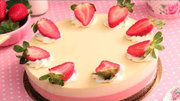 Video Tarta de Chocolate Blanco y Fresas muy Fácil y sin horno! auf Deutsch