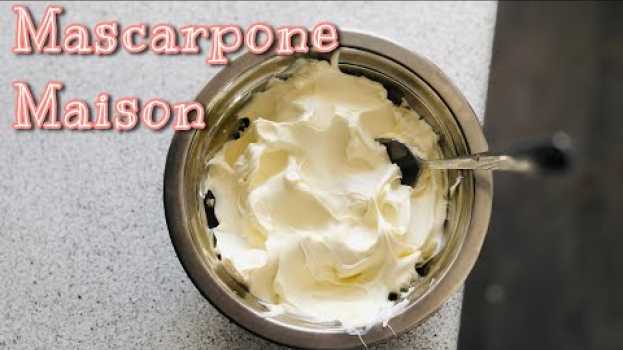 Video MASCARPONE FAIT MAISON AVEC 2 INGRÉDIENTS ET SANS THERMOMÈTRE 👩🏼‍🍳 Comment faire? Deli Cuisine auf Deutsch