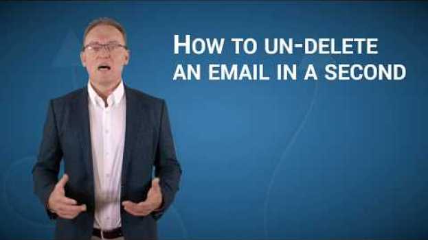 Video How to un-delete and email in a second | IT Support Hertfordshire | Watford IT Support |   türkçe
