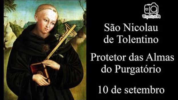 Video História da vida de São Nicolau de Tolentino (1245 - 1305)  - Protetor das Almas do Purgatório   türkçe