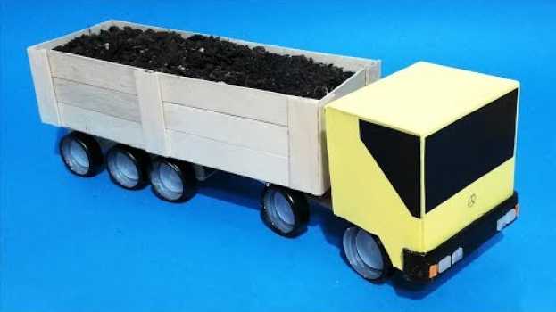 Video Como hacer un camion trailer con materiales de reciclaje   türkçe