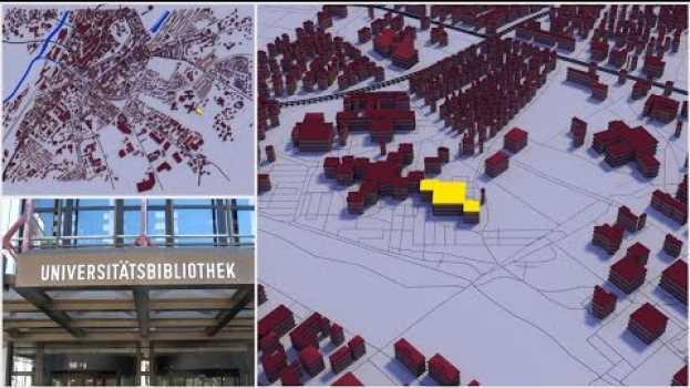 Video Die Universitätsbibliothek Gießen - Standorte, Lernorte, Möglichkeiten und weitere Services em português