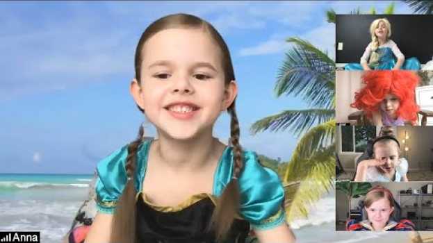Video Disney Princess Zoom Call - When Disney Princesses Work From Home   türkçe