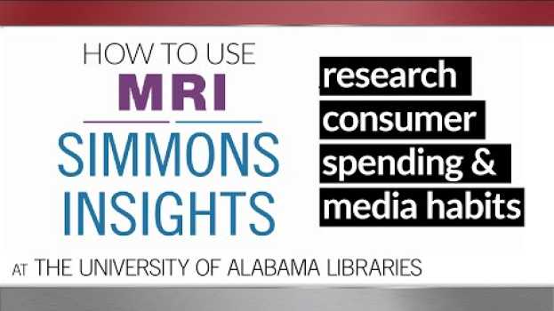 Video How to use Simmons Insights em português