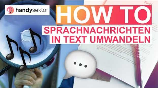 Video How to: Sprachnachrichten in Text umwandeln em português