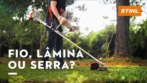 Video Como escolher o CONJUNTO DE CORTE IDEAL para minha roçadeira su italiano