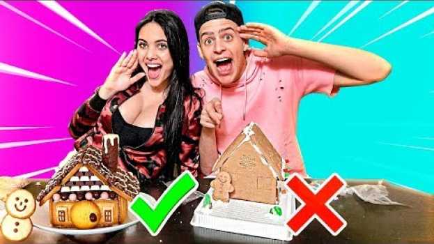 Video NAMORADO VS NAMORADA : QUEM CONSTRUIU A MELHOR CASA DE DOCE PRO NATAL !!!  ‹ JonVlogs › in English
