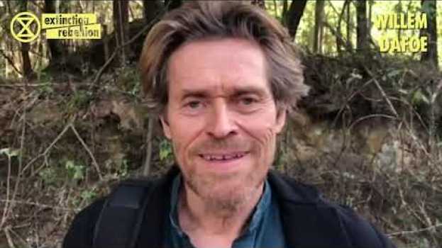 Video Willem Dafoe: "¡Estoy con vosotros!" -   Extinction Rebellion en français