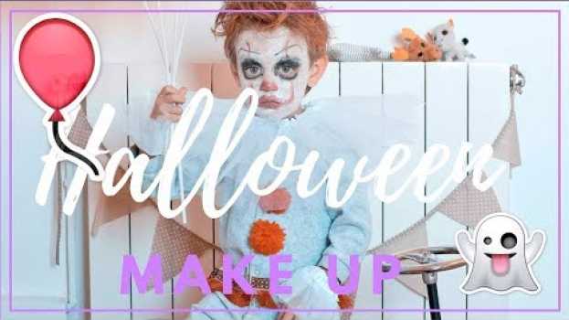 Video 🎃Disfraz de IT- PENNYWISE- ESO// Como hacer make up FACIL- 👻 disfraz de halloween eso su italiano